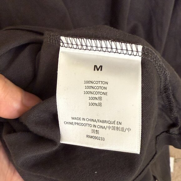 Essentials Fear of God FOG Shirt Dress With Pockets Black Mock Neck Midi Length - Picture 6 of 6